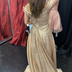 Gold Prom Dress