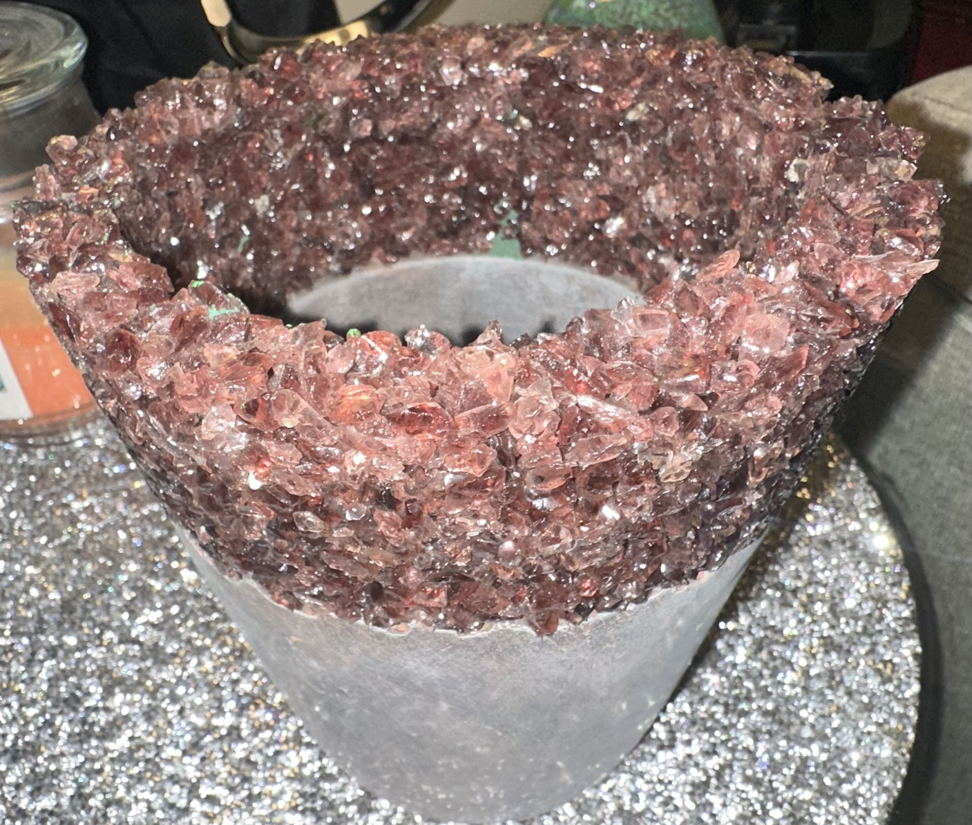 Amethyst Vase/Plant Pot