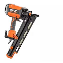 RIDGID Pneumatic 21-Degree 3-1/2 in. Round Head Framing Nailer=Rid-407
