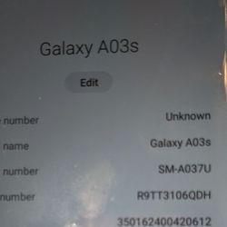Galaxy A0S3