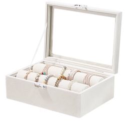 Beige Velvet Bracelet Case