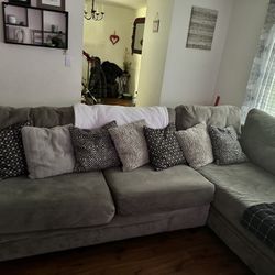 Gray Sectional 