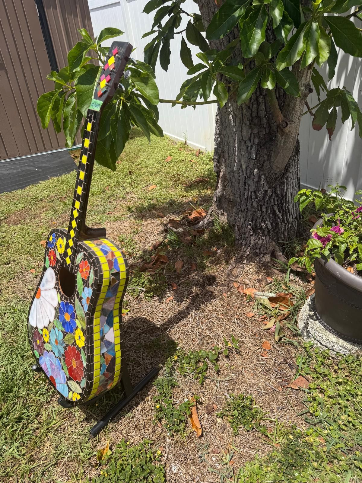 Stained Glass Mosaic guitar