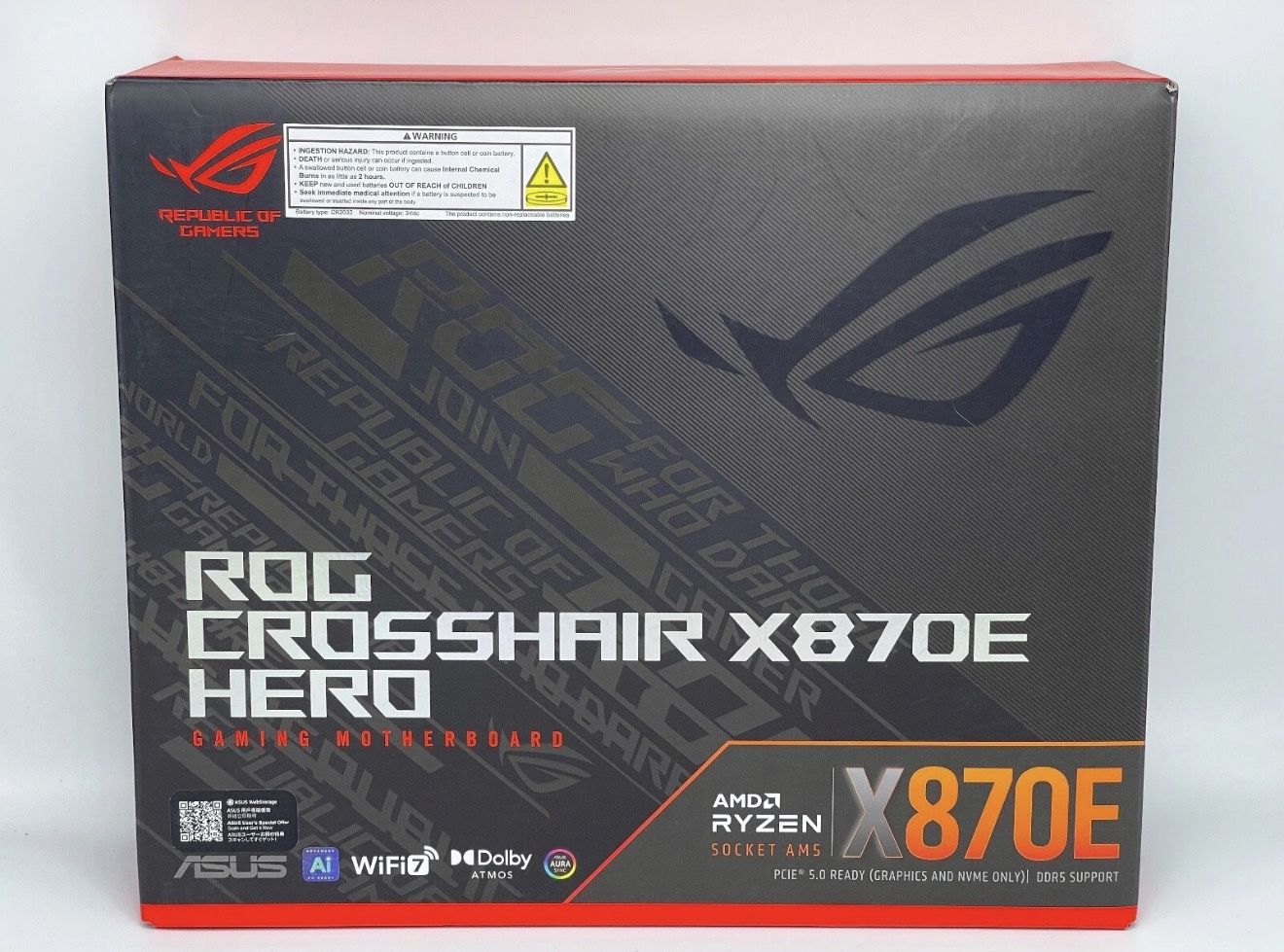 Rog Crosshair X870E Hero