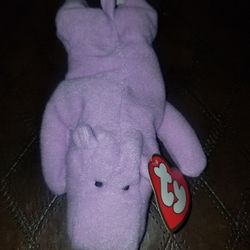 TY Beanie Baby Happy The Hippo