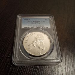1995 S PCGS PR69DCAM Civil War Silver Commemorative Dollar