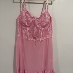 Pink Xlarge Lingerie top