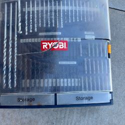 Ryobi  Drill Bits In Storage