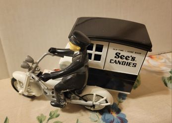 See's Candies Die Cast Motorcycle