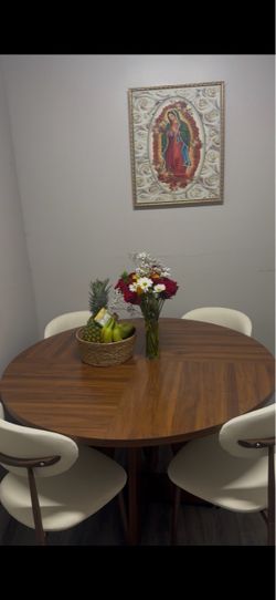 Dining room table and chairs