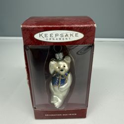 HALLMARK Keepsake Ornament Li’l Teddy Bear 2000 collectible
