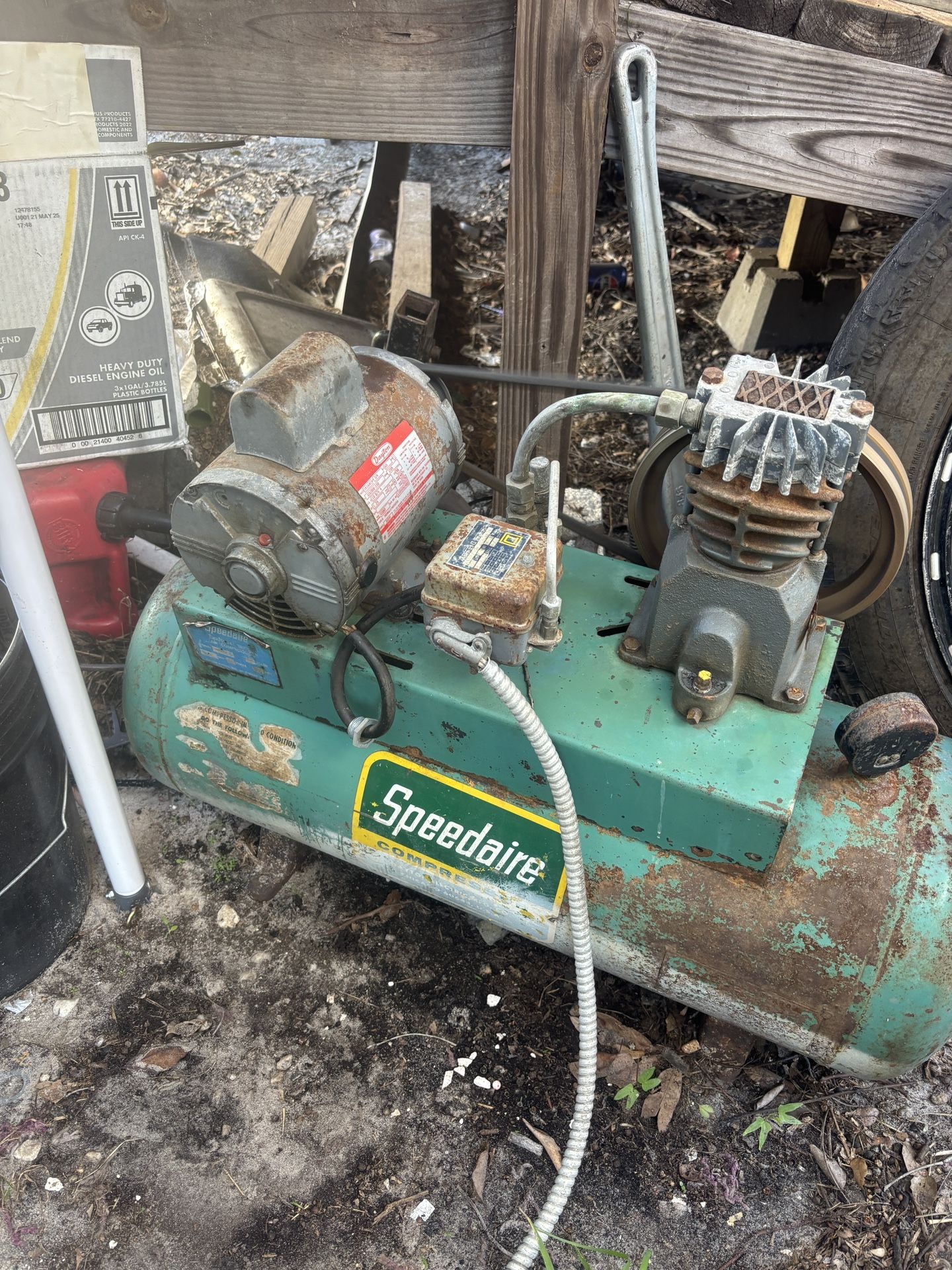 Speedaire 15 Gal Air Compressor 