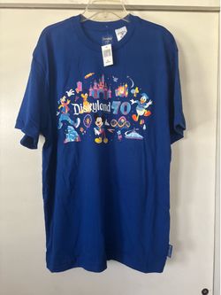 Disney Parks Mickey & Friends Blue T Shirt Adult Large & XL