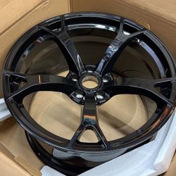 19” Nismo V1 370Z Staggered Nismo Black Wheels Rims 19x10.5 / 19x9.5