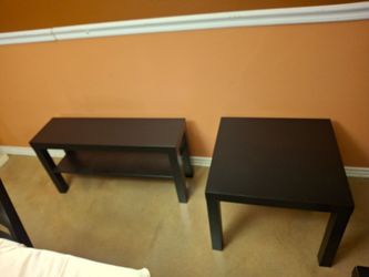 IKEA 3 piece wooden table set
