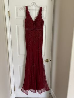 Ruby Red Prom Dress