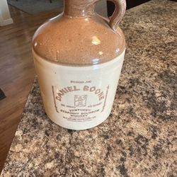 Pioneer Jug Daniel Boone 1974 (empty)