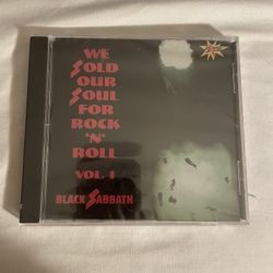 Cd We Sold Our Soul For Rock N Roll Vol 1 Black Sabbath Cd Bogo