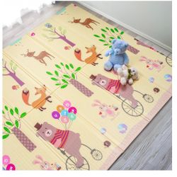 Foldable Baby Play Mat, Kids Foam Mats for Floor with Travel Bag - Waterproof Foldable Play Mats for Babies, Infants, Toddlers, and Kids (Firm Price)