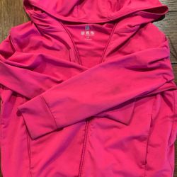UniQLo: AlRism UV Protection Jacket for Girls -Size 120, Pink Color. 