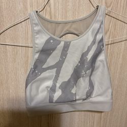 Size 8 Lululemon Sports Bra Purple & White Alo Sports Bra Size Medium