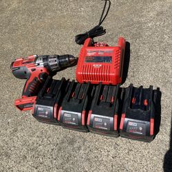 Milwaukee 1/2” Cordless Hammer Drill Kit