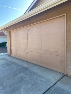Complete Wood Garage Door 16”X 7”