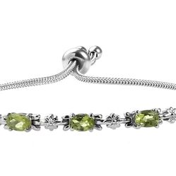 Peridot Bolo Bracelet