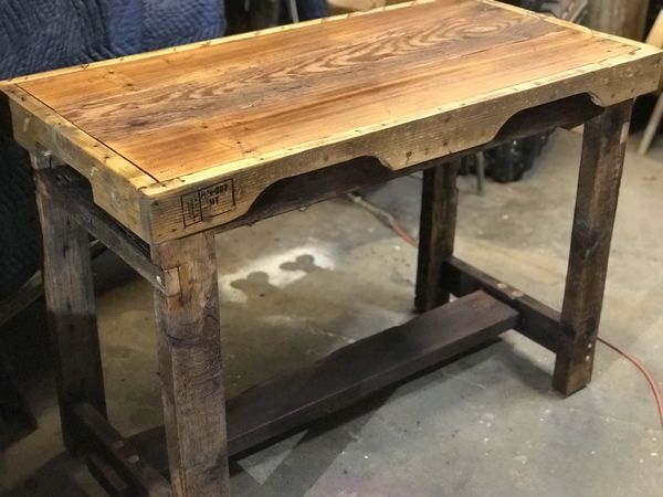 Reclaimed Barn Wood Bar Table Handmade Rustic For In Rocky Reclaimed Barn Wood Bar Table Handmade Rustic