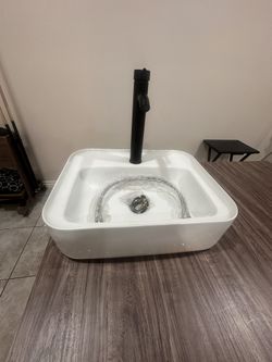 Ceramic Sink And Faucet