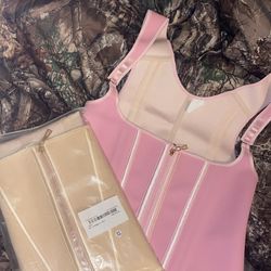 NEW Waist Trainers – XL (Pink + Nude)