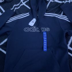 Adidas Hoodie,navy blue,L