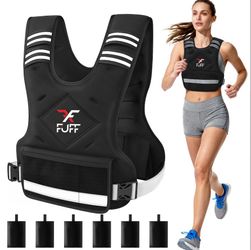 NEW FUFF Adjustable Weighted Vest 20–32 LB – Workout Training