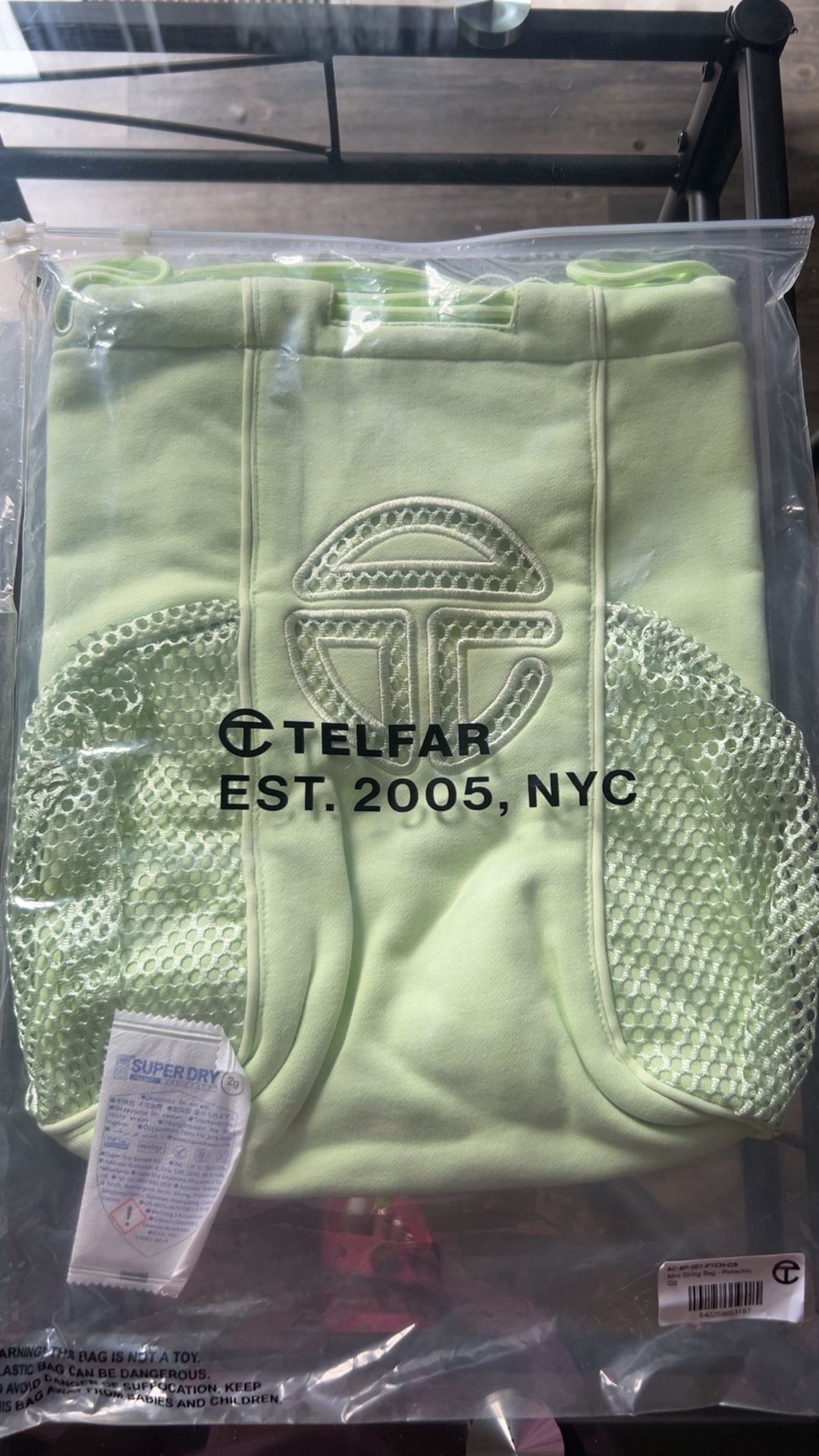 Telfar Draw String Bag
