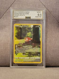 Hisuian Voltorb Crown Zenith #GG1 [AGS Mint 9.5]