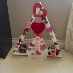 24” Tall Wooden Triangle LOVE Station Decorations For Valentin’s Day , $35