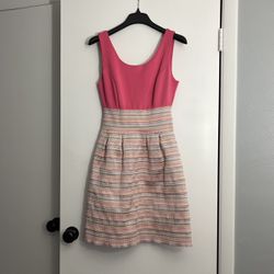 Pink Colorful Dress For Women