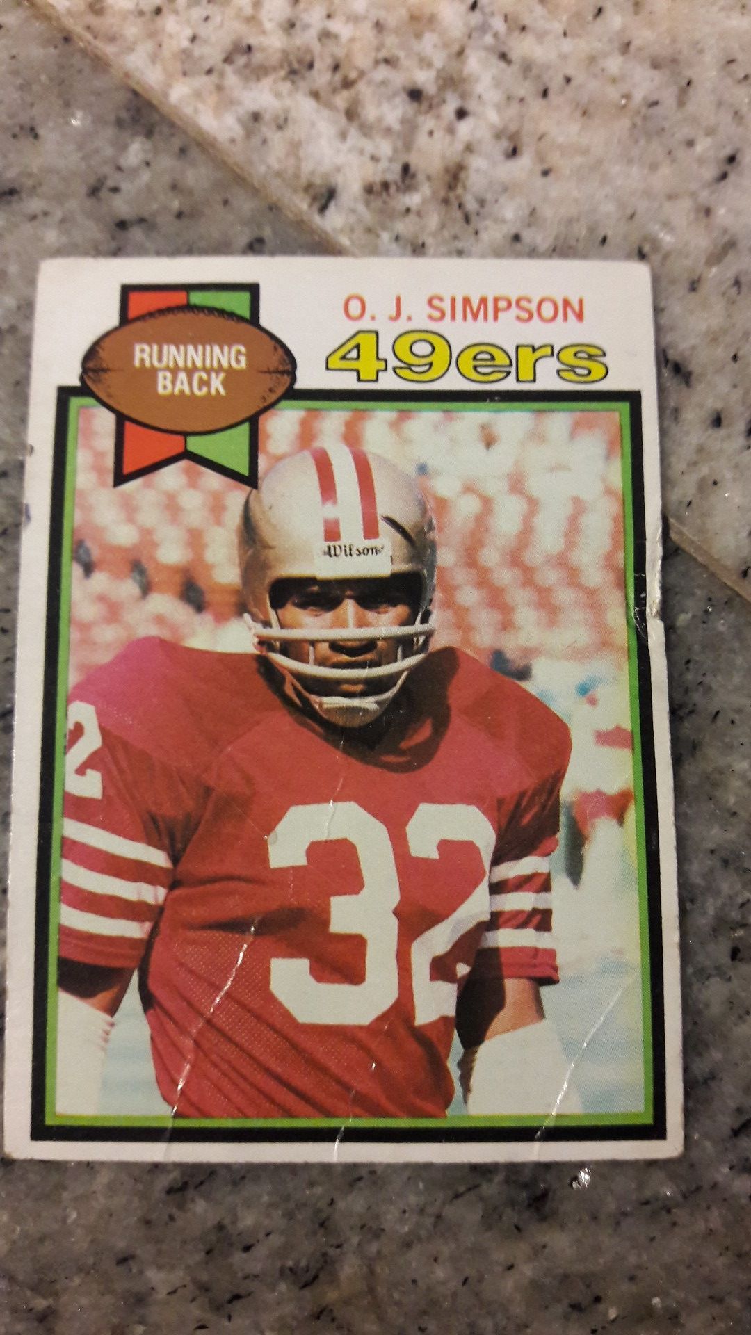 OJ Simpson 49ers card