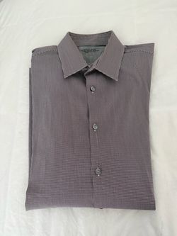 Men's Slim Fit Gingham Dress Shirt Calvin Klein