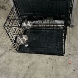 Small Metal Dog Crate 