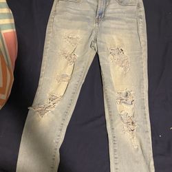 3 set jeans - (from Shein)- Ripped.