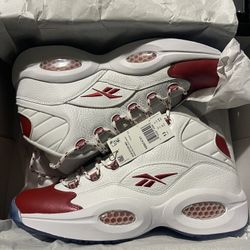 Men’s Size 13 Question Mid Red Pearl New In Box