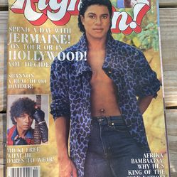 Right On! Magazine Spend A Day With Jermaine October 1984