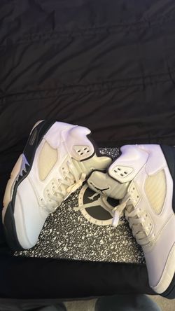 Jordan 5 retro white black