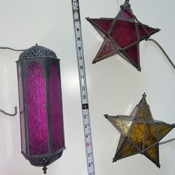 Hanging T-Light Lanterns