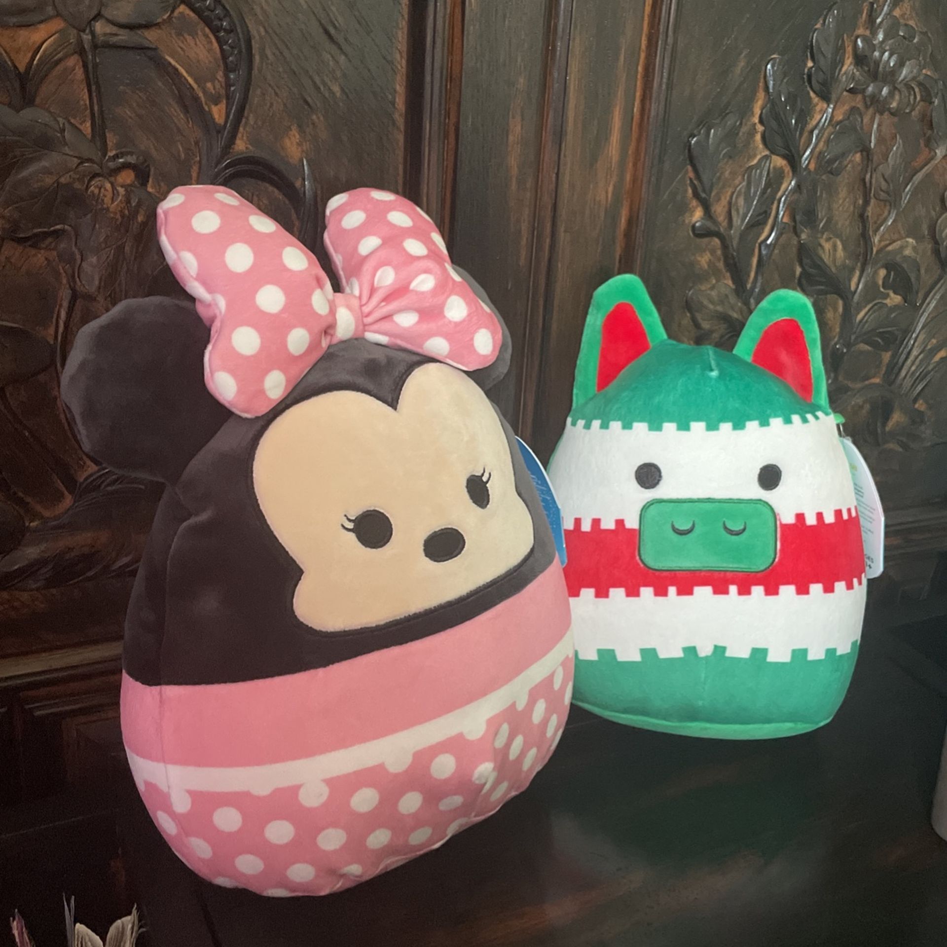 Minnie Mouse & Enrique Squishmallow Bundle NWT