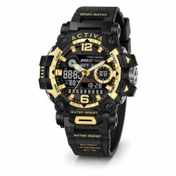 Activa X Invicta Digital Men's Watch - 49mm. Black