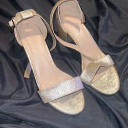 gold heels
