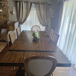 Dining table with chairs