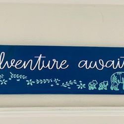 Wood Sign, Hand Painted, Bears